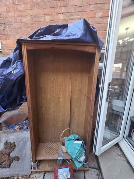 Photo of free Old pine bookcase (Acocks Green B27) #1