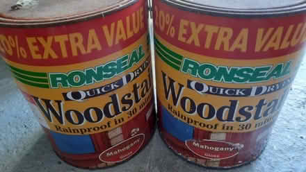 Photo of free Ronseal woodstain mahogany (Byfleet KT14) #1