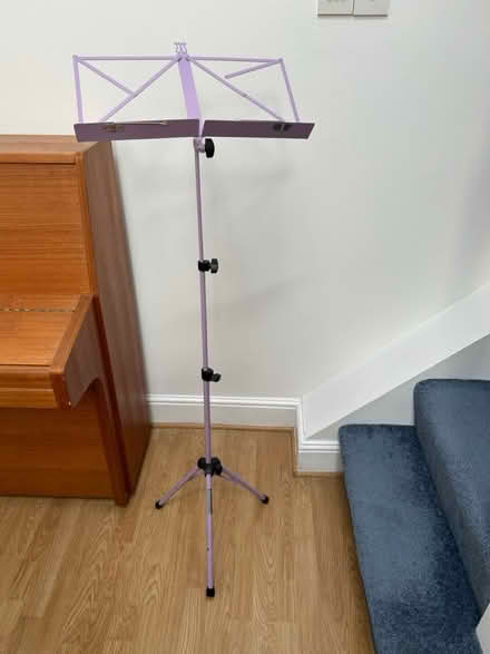 Photo of free Purple music stand and case (South Acton, W4) #1