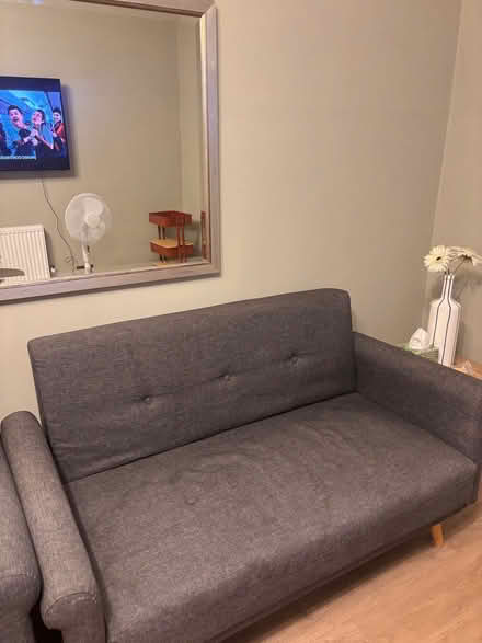 Photo of free 2 grey 2 seater sofas (Sands End SW6) #2