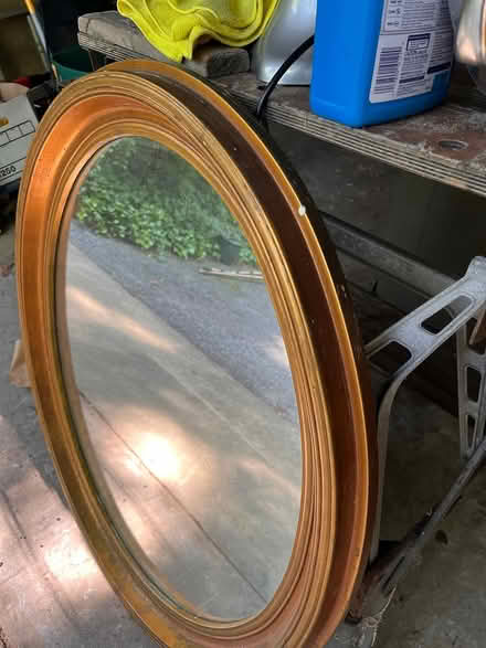 Photo of free Large Oval Mirror in Frame (Guilford) #1