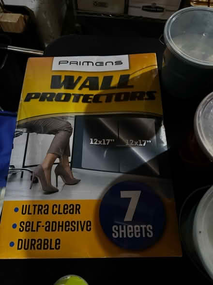 Photo of free Clear wall film, cleaning supplies (Bloomingdale) #2
