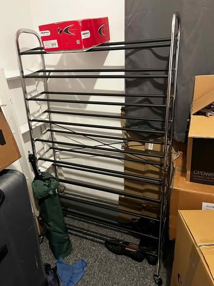 Photo of free Tall shoe rack (High Road Leyton E10) #2