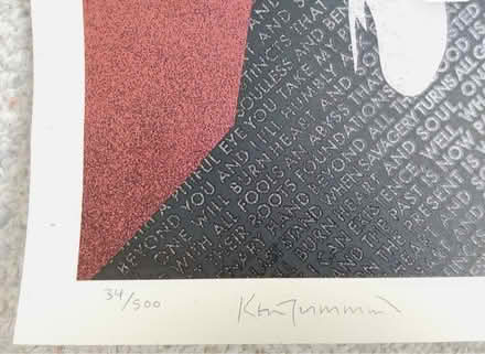 Photo of free Signed S. Fairey Print (Windsor Terrace: 17 St & 10 Av) #2