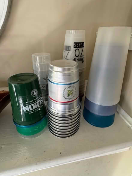 Photo of free Aluminum and plastic cups (Brighton) #1