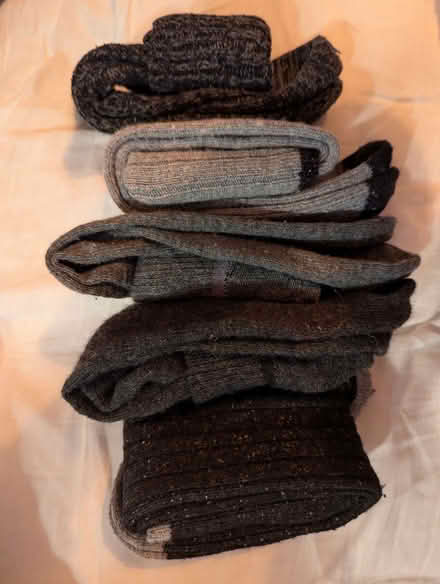 Photo of free Five pairs of warm socks size EU37-39/UK4.5-6 (Sompting BN15) #1