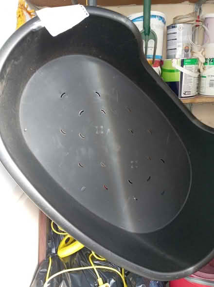 Photo of free Large plastic dog bed (Bishops Caundle, Sherborne DT9) #1