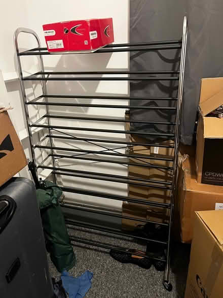 Photo of free Tall shoe rack (High Road Leyton E10) #1