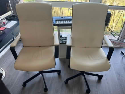 Photo of free 2 Ikea office chairs (Terriers HP13) #1