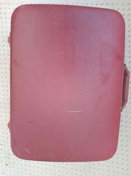 Photo of free Lockable rigid red suitcase (Milber TQ12) #1