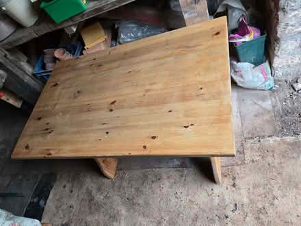 Photo of free Pine wooden table (Old Ditch BA5) #2