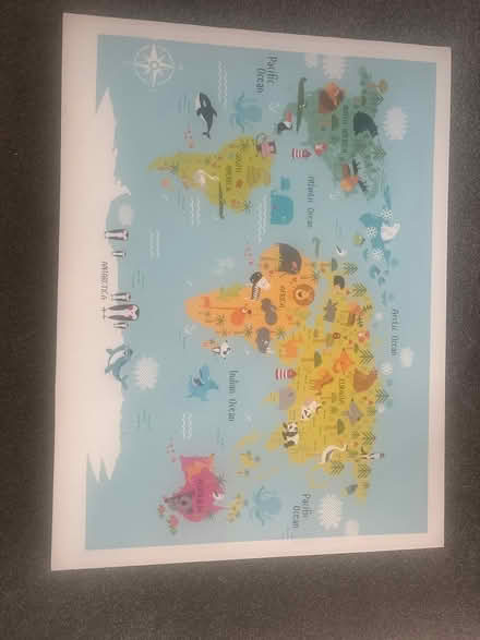 Photo of free World map canvas for kids (Maghull, L31) #2