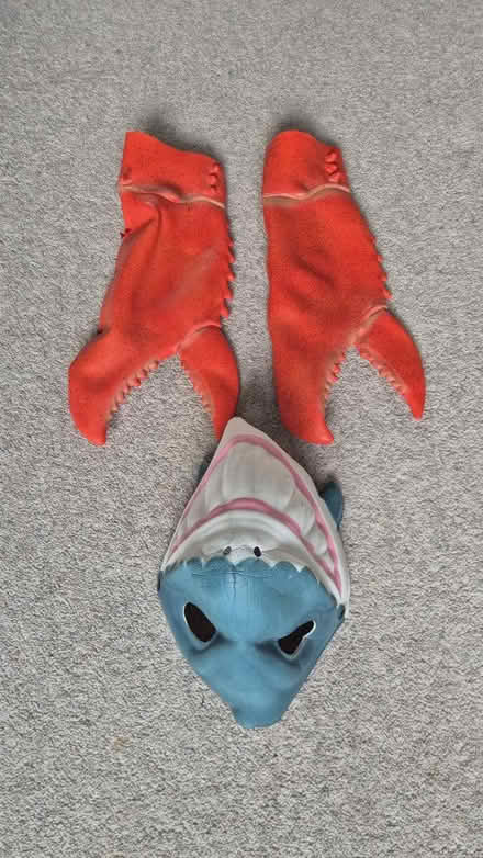 Photo of free Lobster claw gloves and shark mask (Chichester) #1