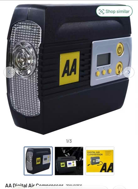Photo of Car tyre pressure pump (Greenwich SE28) #1