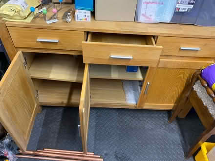 Photo of free Solid oak sideboard (SN8 Marlborough) #2
