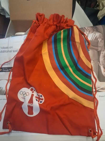 Photo of free London Olympics string bag (Jenkins Lane IG11) #1
