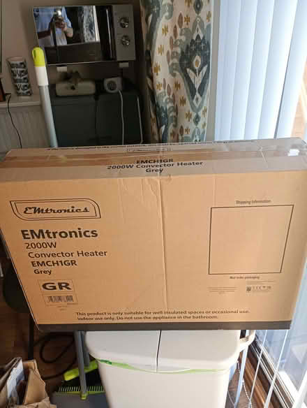 Photo of free Small Grey 2000w Convector Heater Brand New (Minskip YO51) #1