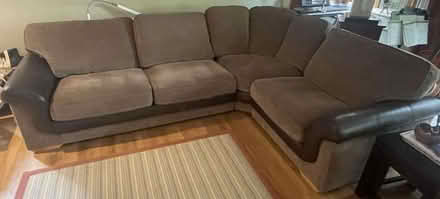 Photo of free Large corner sofa (fire label still attached) (Withdean BN1) #2