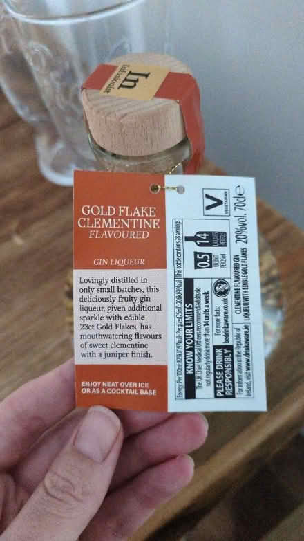 Photo of free Gold flake Clementine flavoured gin liqueur and 2 x Grolsch (Old Woking GU22) #2