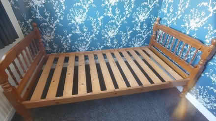 Photo of free Wood frame single bed (West Bridgford NG2) #1