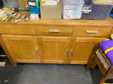 Photo of free Solid oak sideboard (SN8 Marlborough) #1