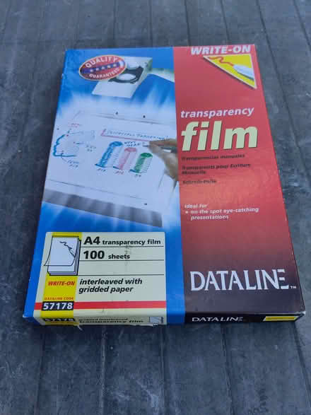 Photo of free A4 Transparency film sheets (Malvern Link WR14) #1