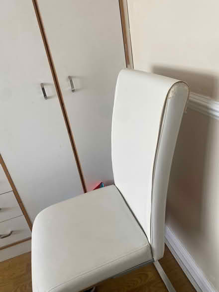 Photo of free Cream faux Leather Chairs. (Havant PO9) #2