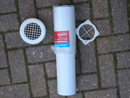 Photo of free 100mm (4 inch) ducting telescopic tubing (Horndean PO8) #4