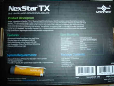 Photo of free Brand new 2.5 SATA HDD Enclosure (9th line&hoover park dr.) #2