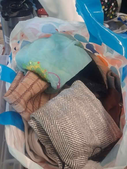 Photo of free Scrap fabric bag (Jenkins Lane IG11) #1