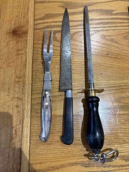 Photo of free Carving knife, fork and steel (Ponteland NE20) #1