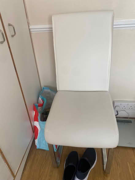 Photo of free Cream faux Leather Chairs. (Havant PO9) #1