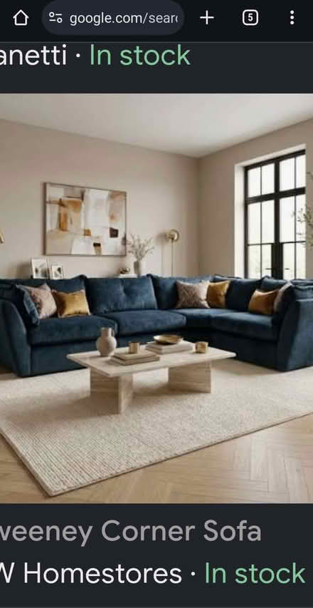 Photo of Corner sofa (Hawksworth LS5) #1