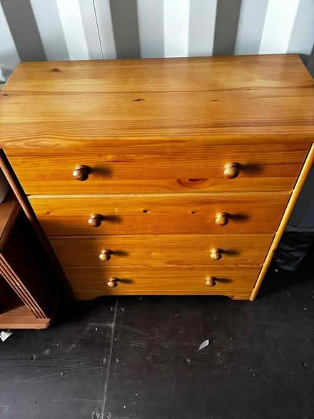 Photo of free Pine chest of drawers (Malvern Wells WR14) #1