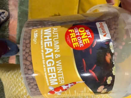 Photo of free Tub of fish food (Hill Brow GU33) #1
