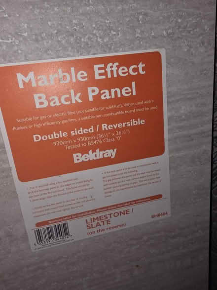 Photo of free Marble effect back panel (Gabalfa CF14) #1