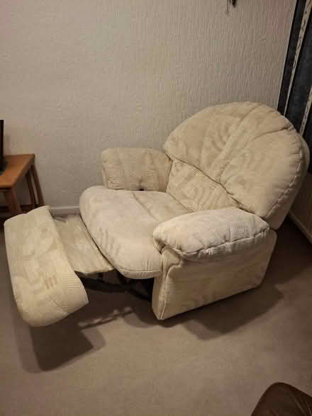 Photo of free Cream Swivel Recliner (Eccleston PR7) #3