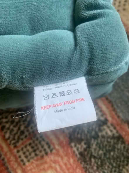 Photo of free 2 squarish floor cushions (Queen's Park BN2) #4