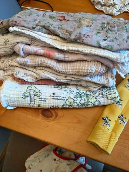 Photo of free Baby girl clothes, muslin etc (Haywards Heath RH16) #2