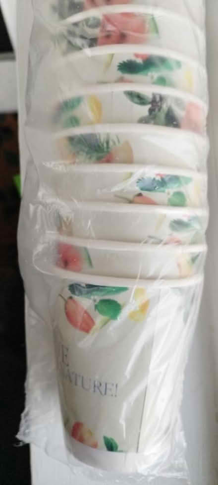 Photo of free Waxed paper drink cups (Morden SM4) #1