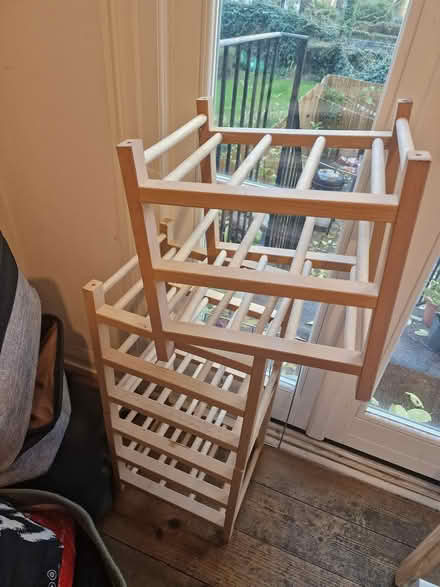 Photo of free 3 wine racks (earls court W8) #2