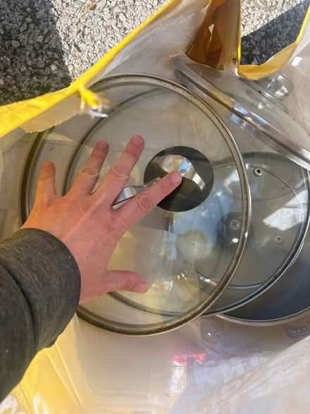 Photo of free Sauce pan lids! (Sutton Pools OX14) #1