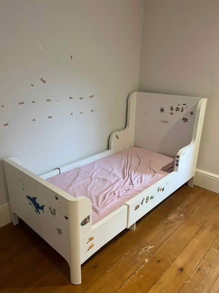 Photo of free Ikea kids bed - mattress and sheet includef (Brixton Hill SW2) #1