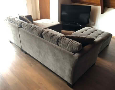 Photo of free Couch With Storage Ottoman (Mountain Shores) #2