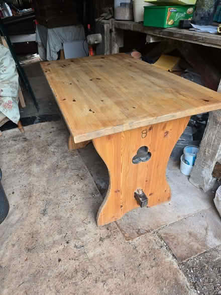 Photo of free Pine wooden table (Old Ditch BA5) #1