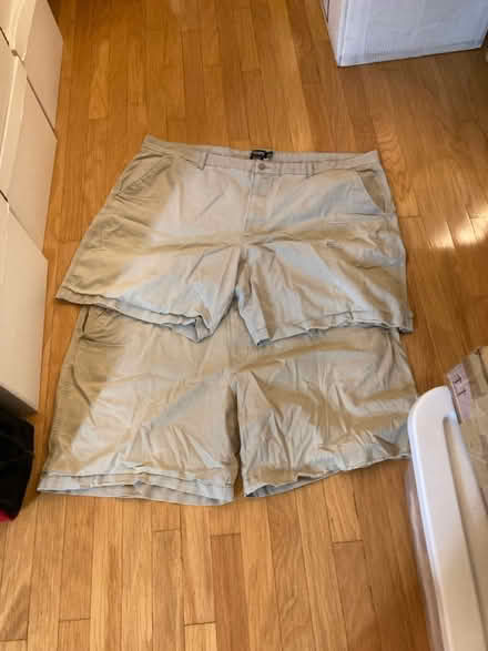 Photo of free 52” khaki shorts (By Triangle Town Center) #1