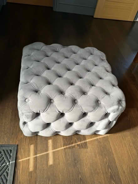 Photo of free Grey pouffe (Theydon Bois CM16) #2