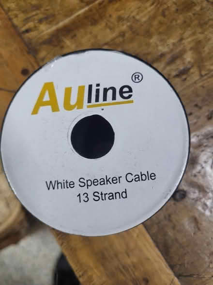 Photo of free Reel of white speaker cable 13 strand (Sainsburys GL52) #1