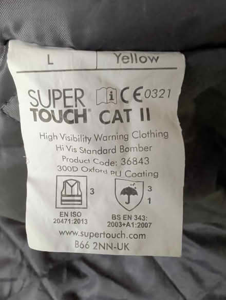 Photo of free L Fluorescent Coat (Stonehouse GL10) #2