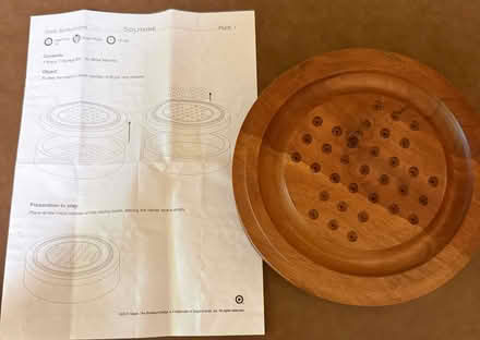 Photo of free Wooden Solitaire Game (South San Jose) #1
